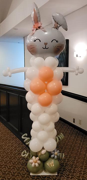 25th Anniversary Balloon Column