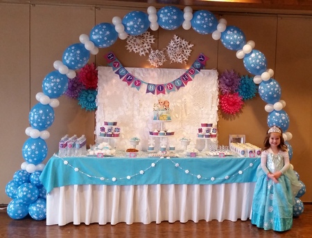 Frozen Birthday Party Balloon Theme