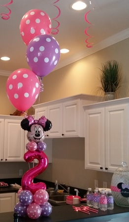 Minnie Mouse Birthday Balloon Party Theme Tulsa Ok